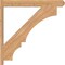 Ekena Millwork Balboa Smooth Craftsman Outlooker, Western Red Cedar, 5 1/2"W x 36"D x 36"H OUT06X36X36BOA04SWR - alternate 3